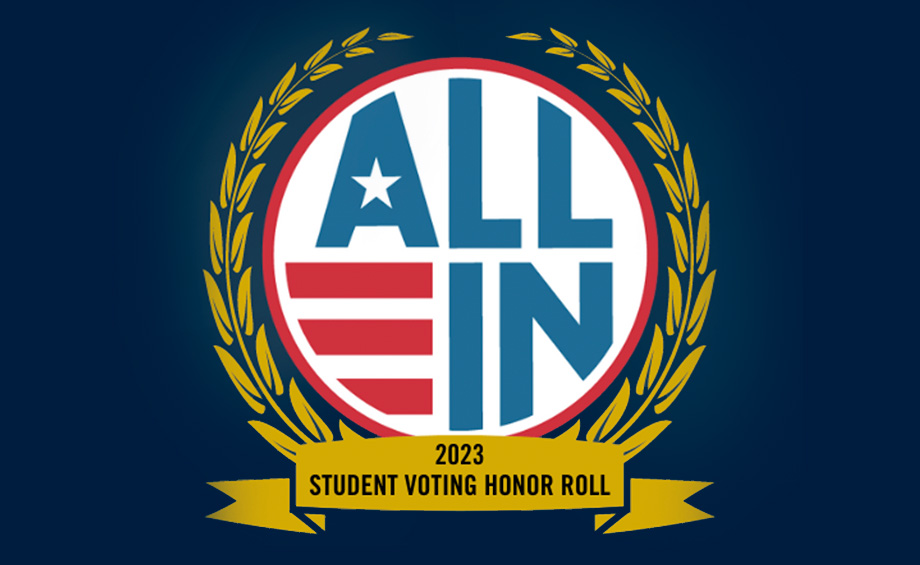 YCCC学生入选2023年ALL IN学生投票荣誉榜