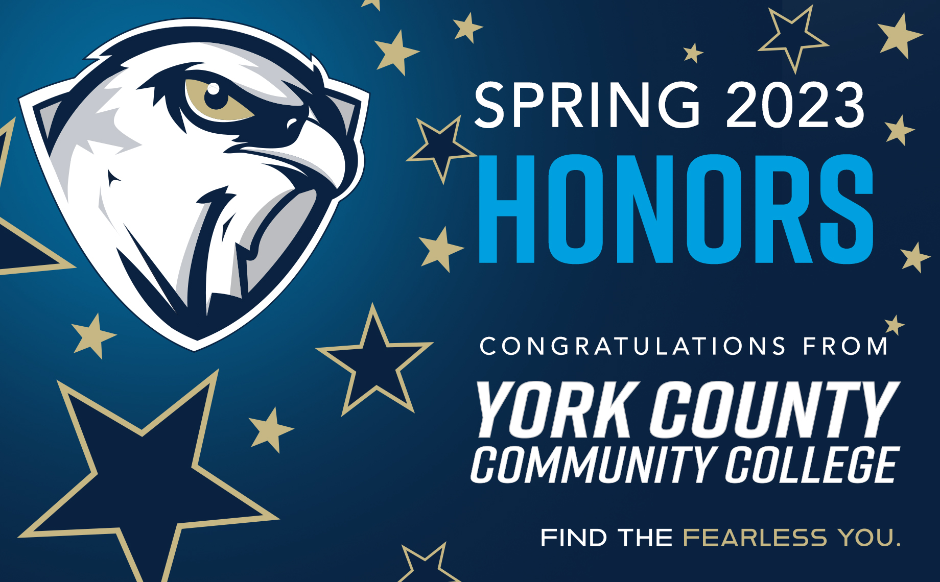 YCCC ANNOUNCES SPRING 2023 Honors