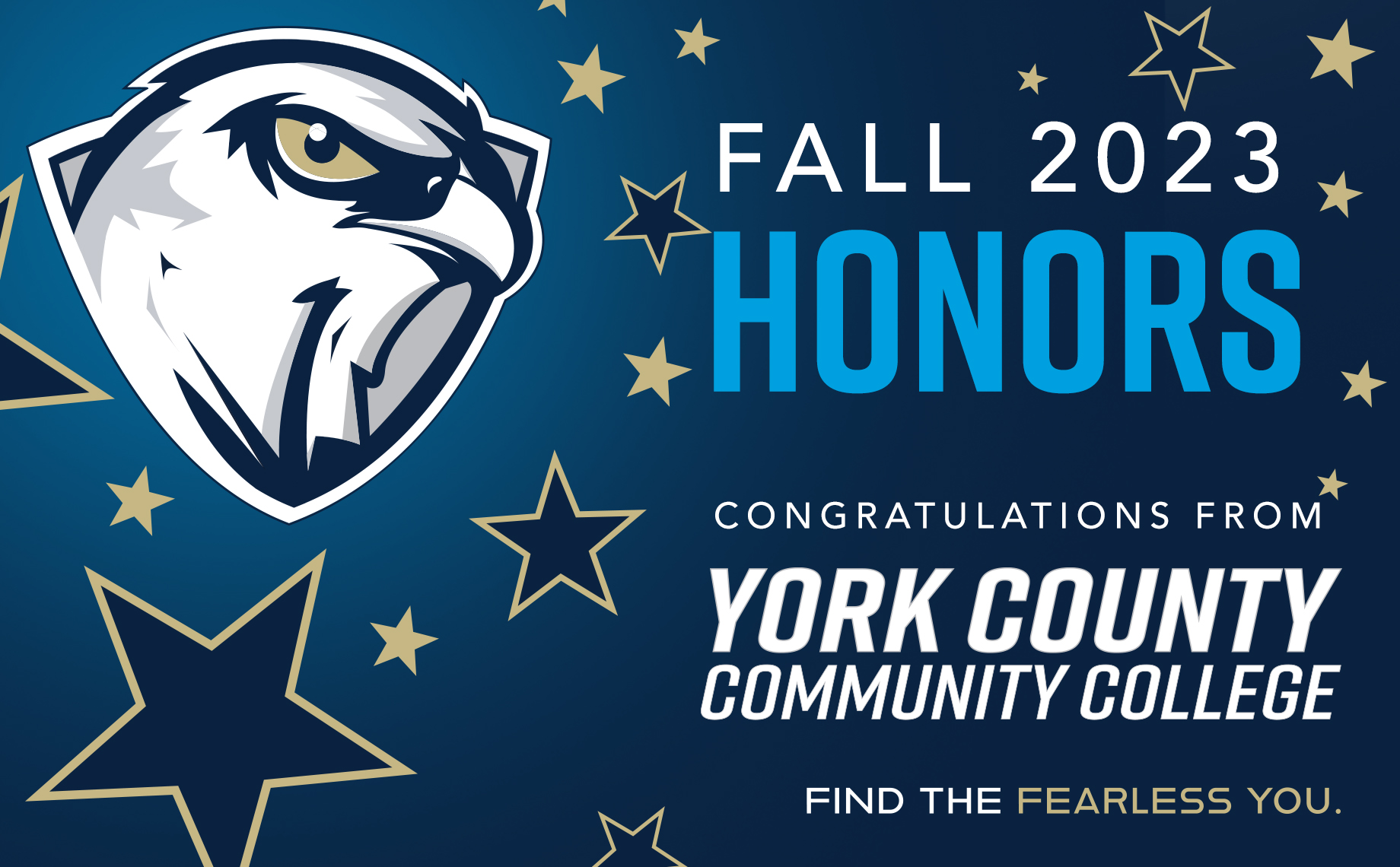 YCCC ANNOUNCES FALL 2023 HONORS