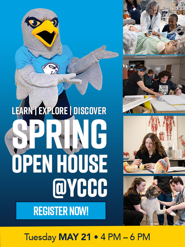 REGISTER NOW for May 21 OPEN HOUSE @YCCC