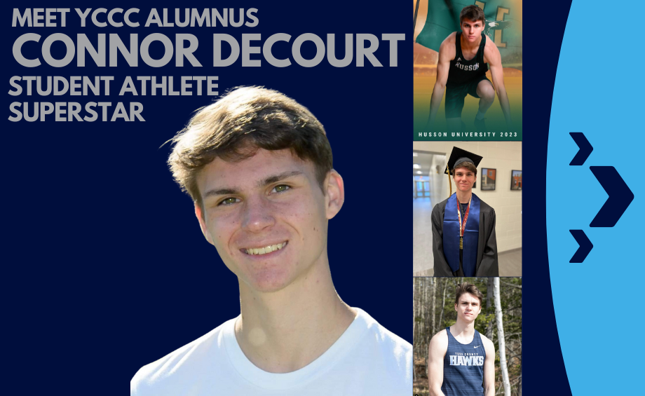 Meet YCCC Alumnus Connor Decourt: Student Athlete Superstar
